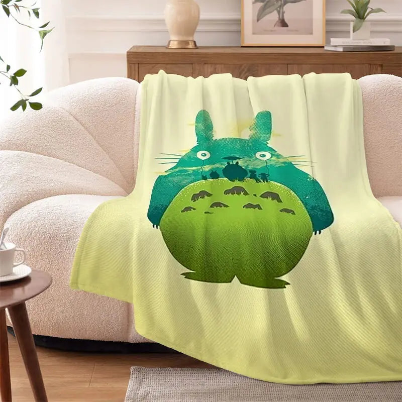 3D My Neighbour Totoro Throw Blanket
