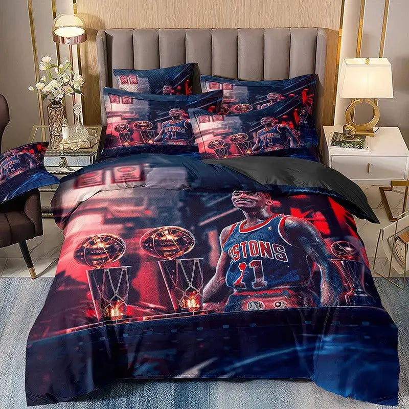 Michael Jordan doona cover featuring iconic basketball player design, soft breathable fabric, and stylish sports-themed bedroom decor perfect for fans