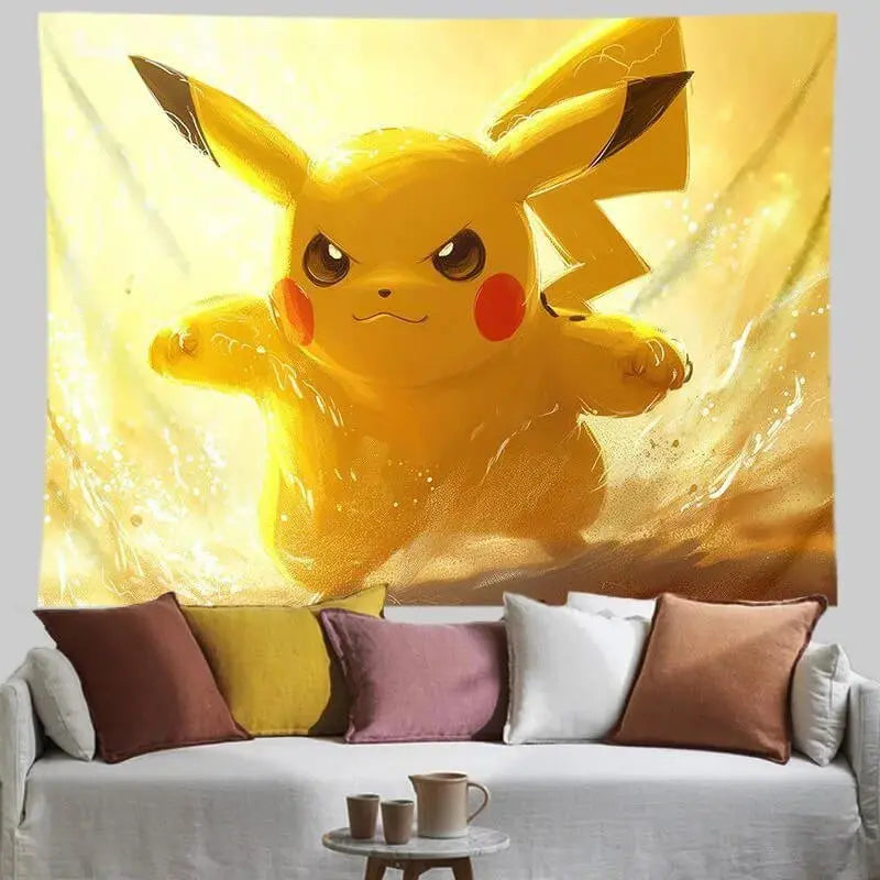 3D Pikachu Tapestry