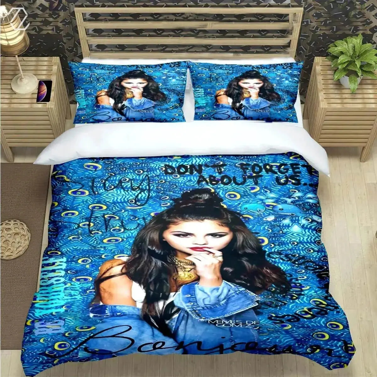 3D Selena Gomez Duvet Cover