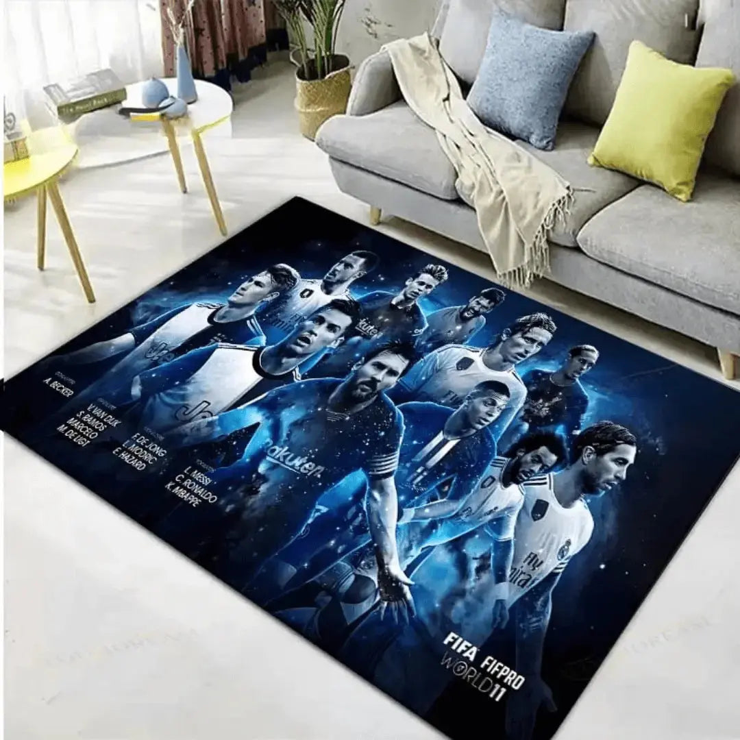 3D Soccer Legends Luka Modric Carpet Zirconic