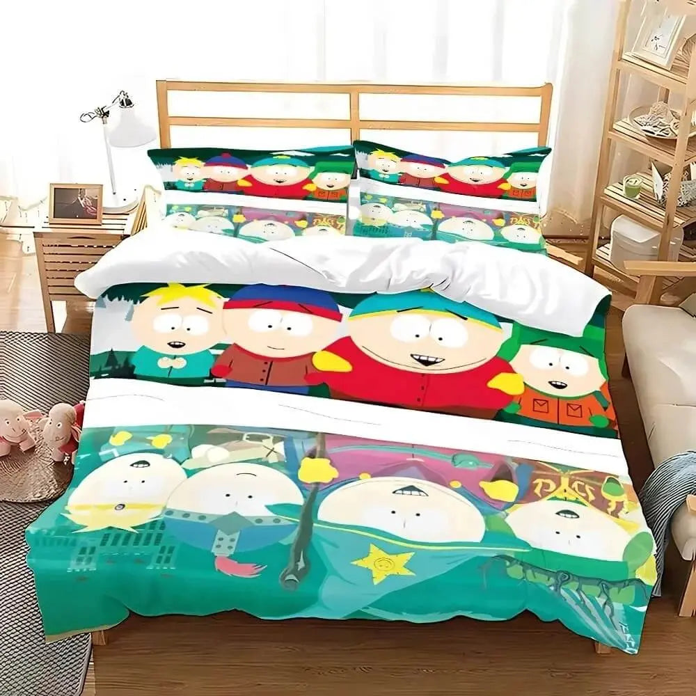 3D South Park Duvet Cover
