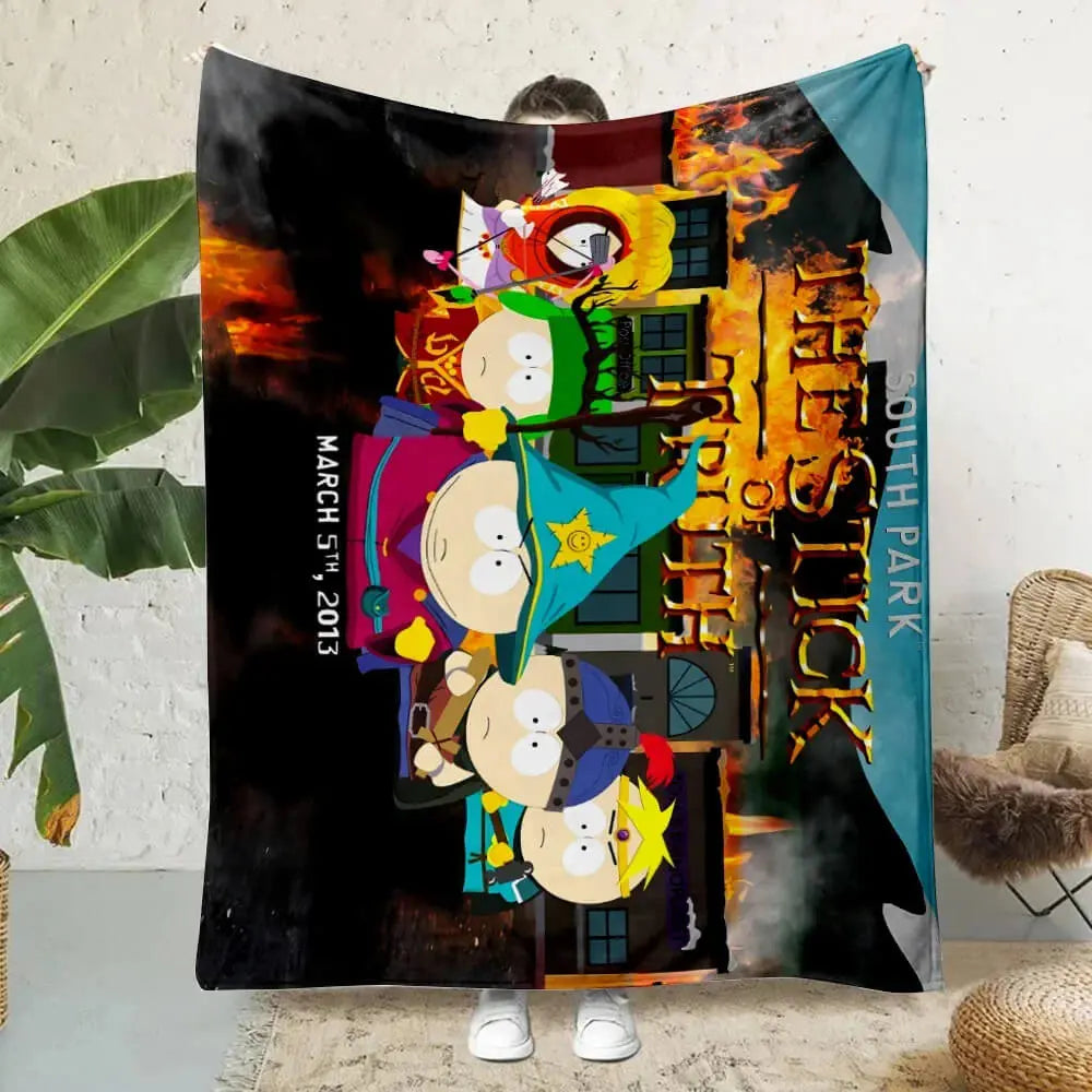 3D South Park Throw Blanket
