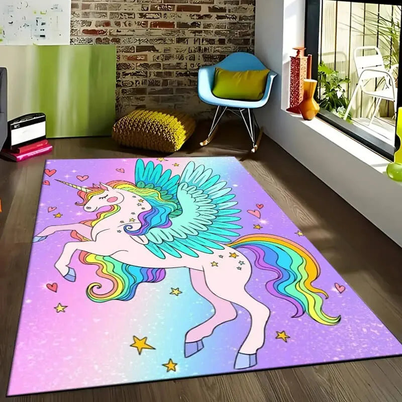 Soft home carpet rug placed in a living room with modern furniture