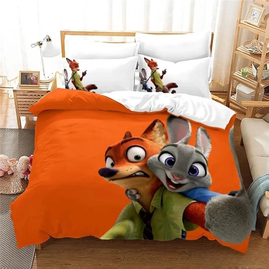 3D Zootopia Doona Cover