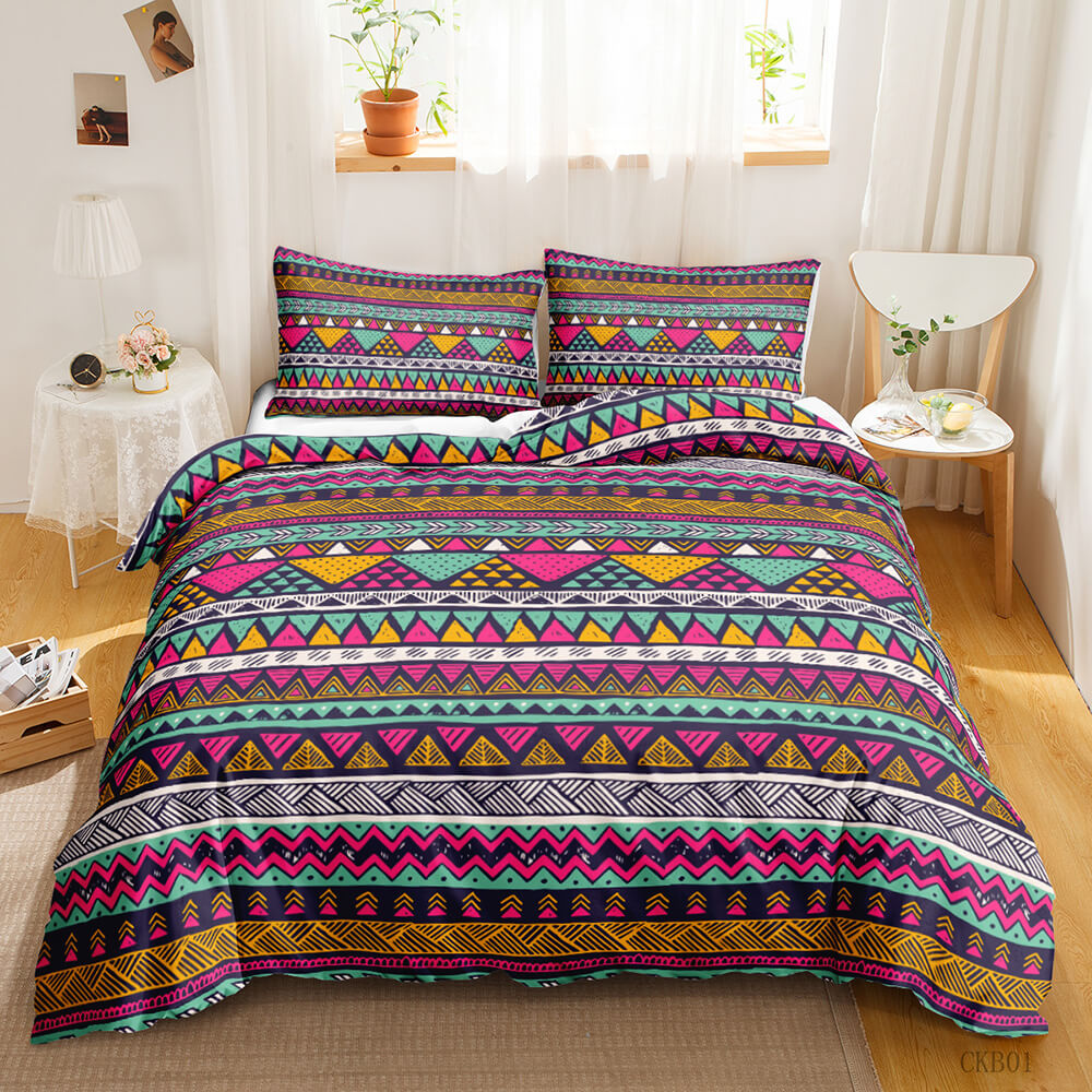 Boho doona cover set for a modern home makeover