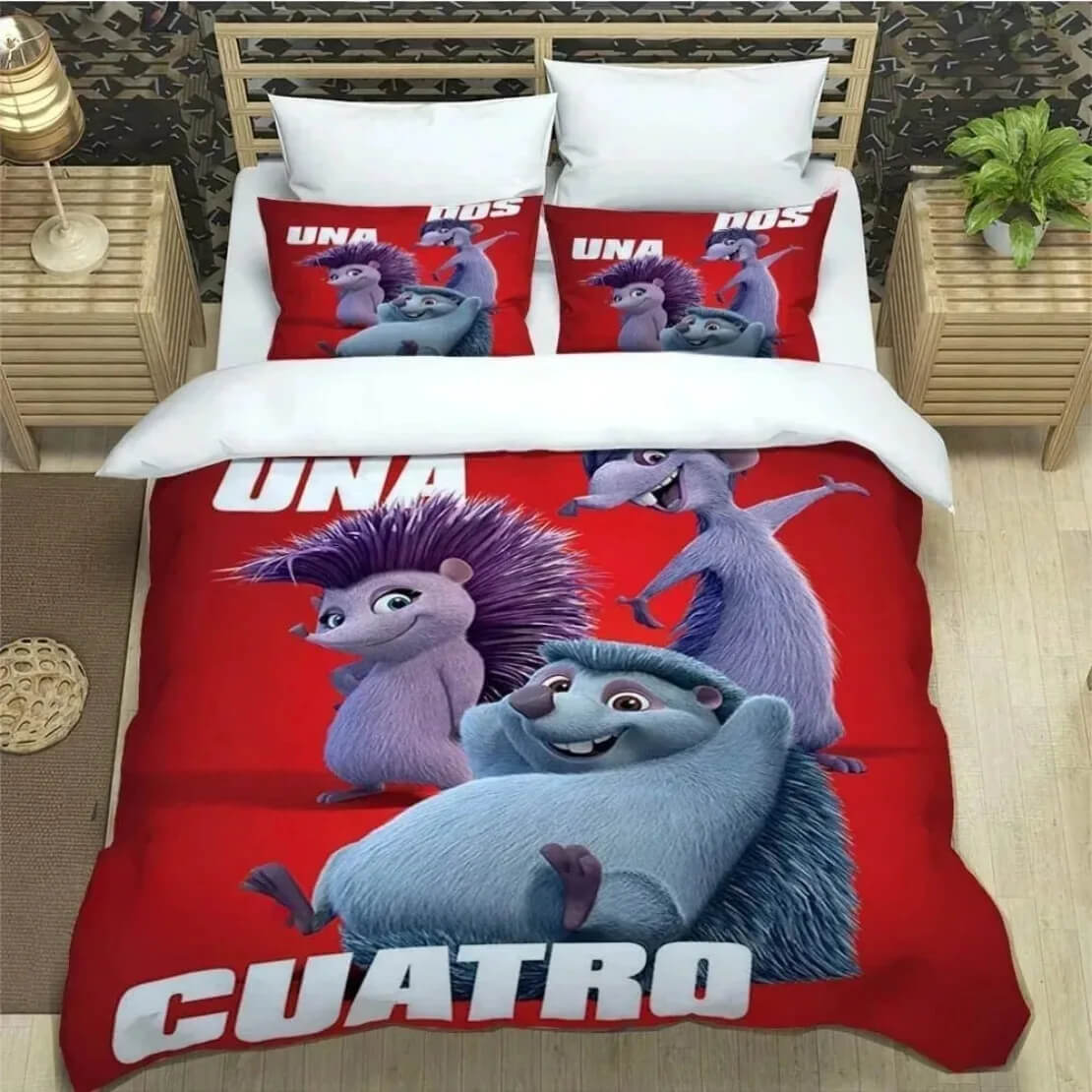 Cartoon bull Ferdinand bedding for boys and girls bedroom