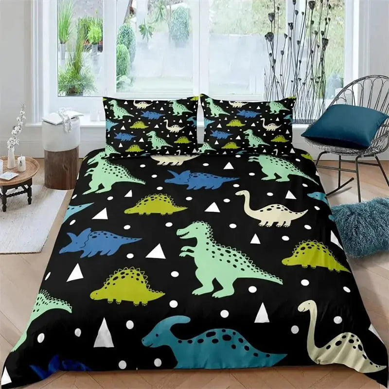 Dinosaur Cartoon Doona Cover