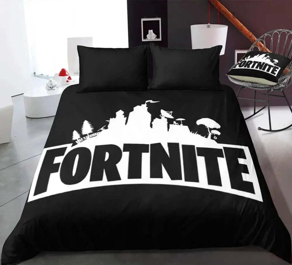 3D Fortnite Gaming Kids Bedroom 