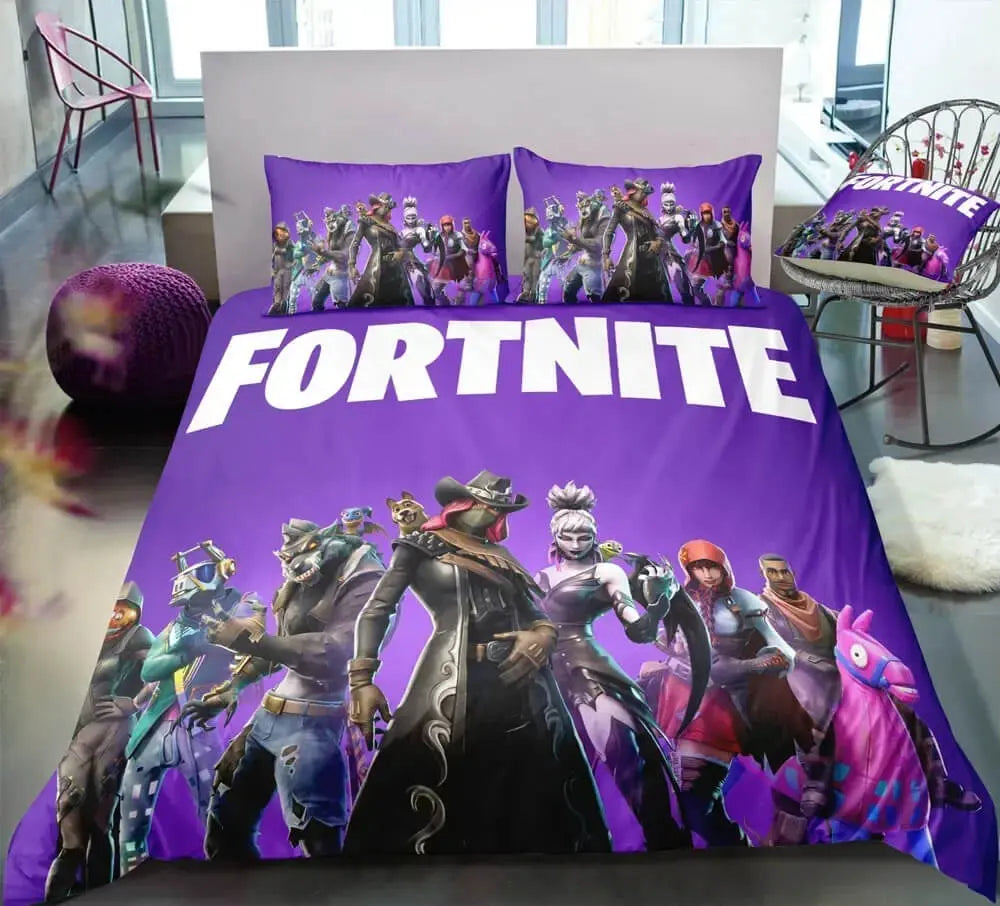 3D Fortnite Gaming Kids Doona Cover