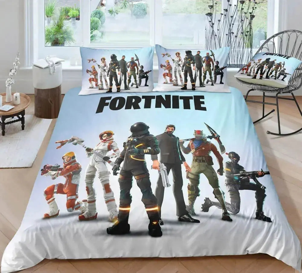 3D Fortnite Kids Doona Cover