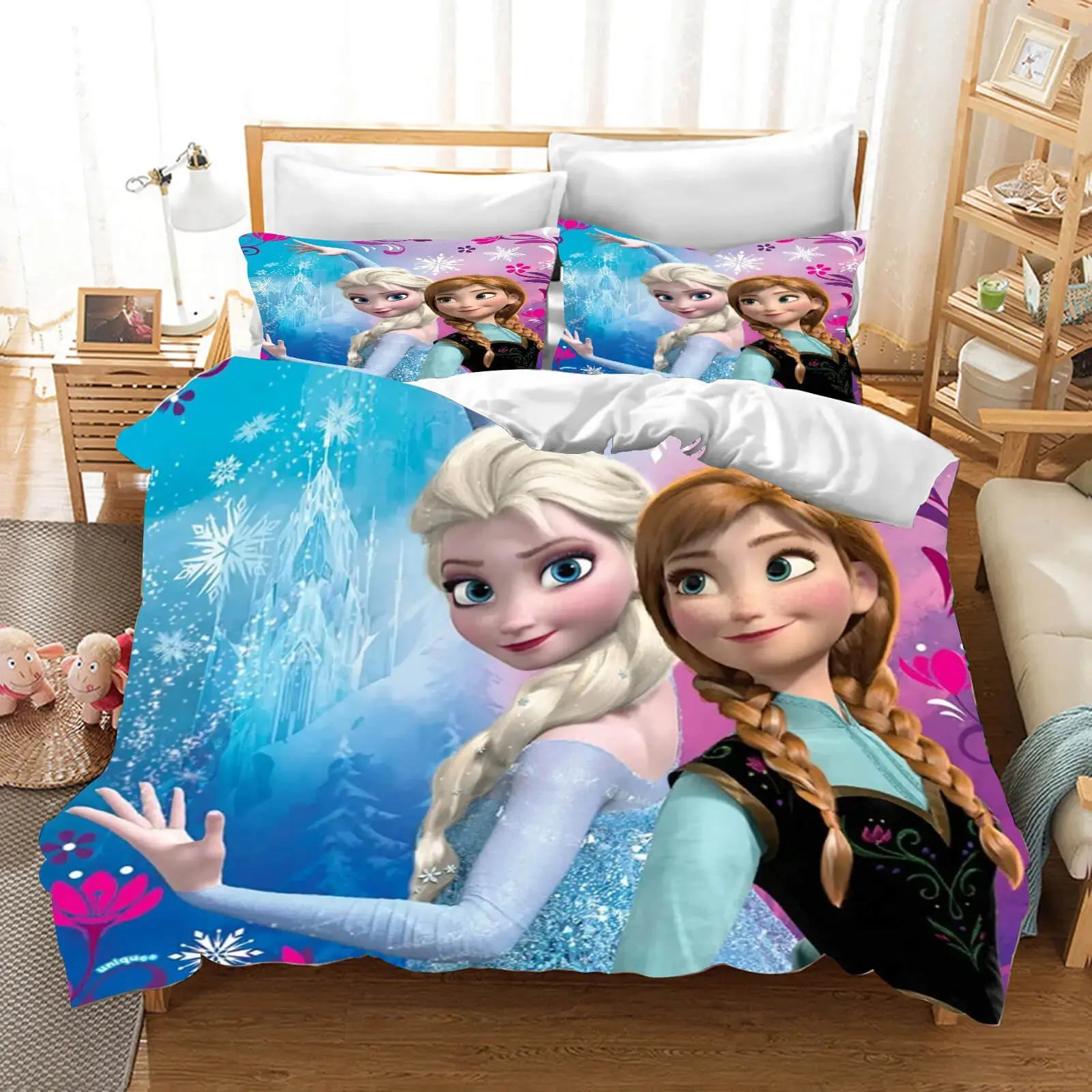 3D Frozen Anna Kids Bedding Cover Zirconic
