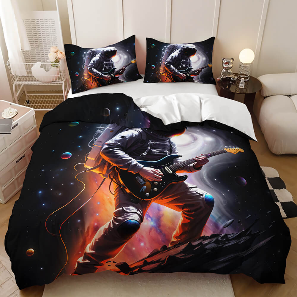 Outer space planet bedding for young astronomy enthusiasts