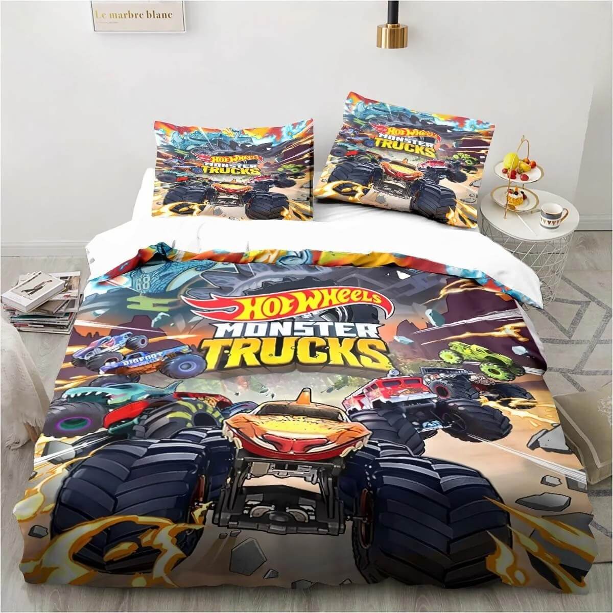 3D Hot Wheels Monster Truck Doona Cover
