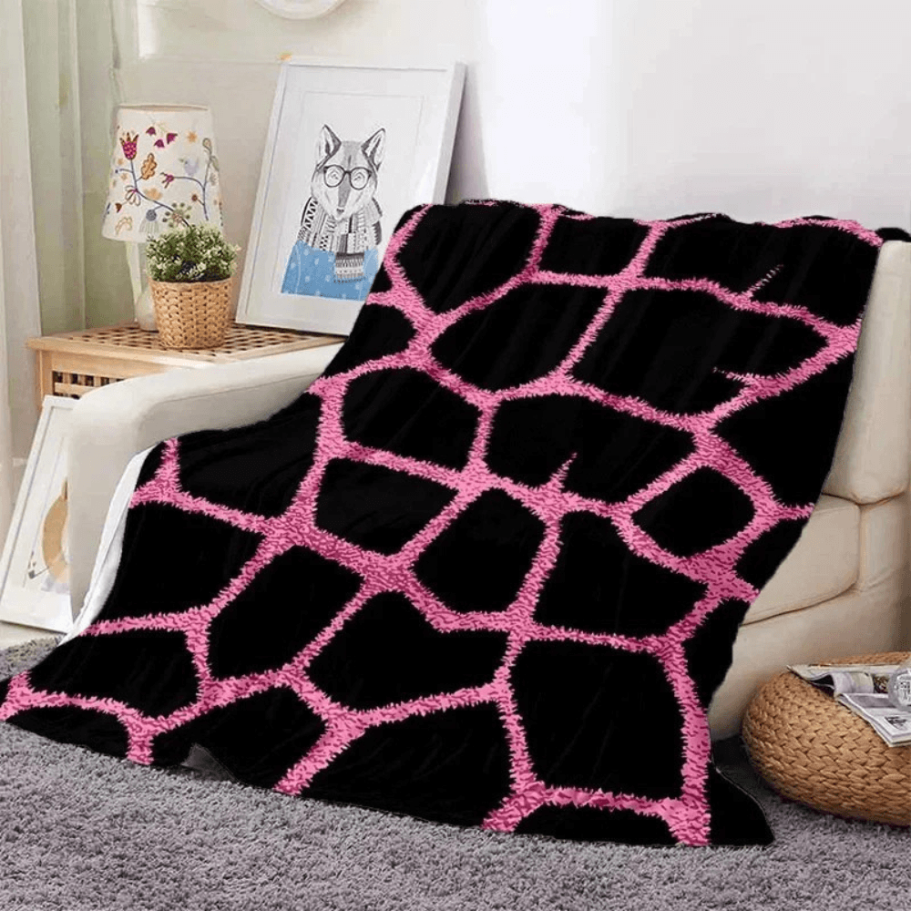  jungle theme pink blanket for couch