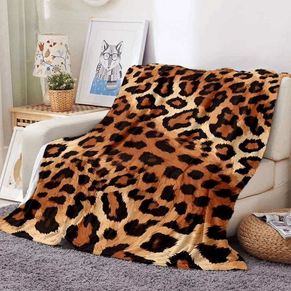 zebra leopard tiger blanket soft throw
