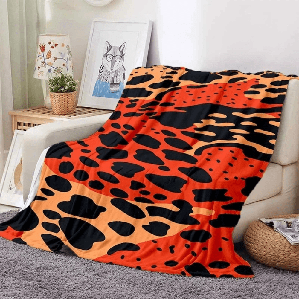 cozy wildlife blanket for sofa decor