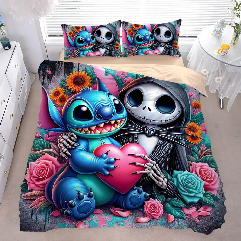 Nightmare Stitch Comforter Cover Set for Teens