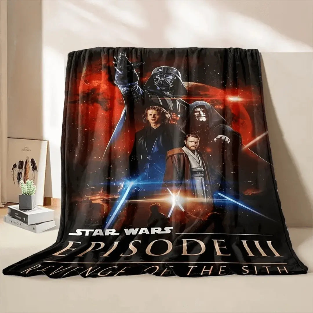 3D Star Wars Sheev Palpatine Kids Flannel Throw Blanket