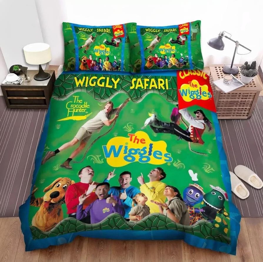 Comfortable The Wiggles kids bed cover