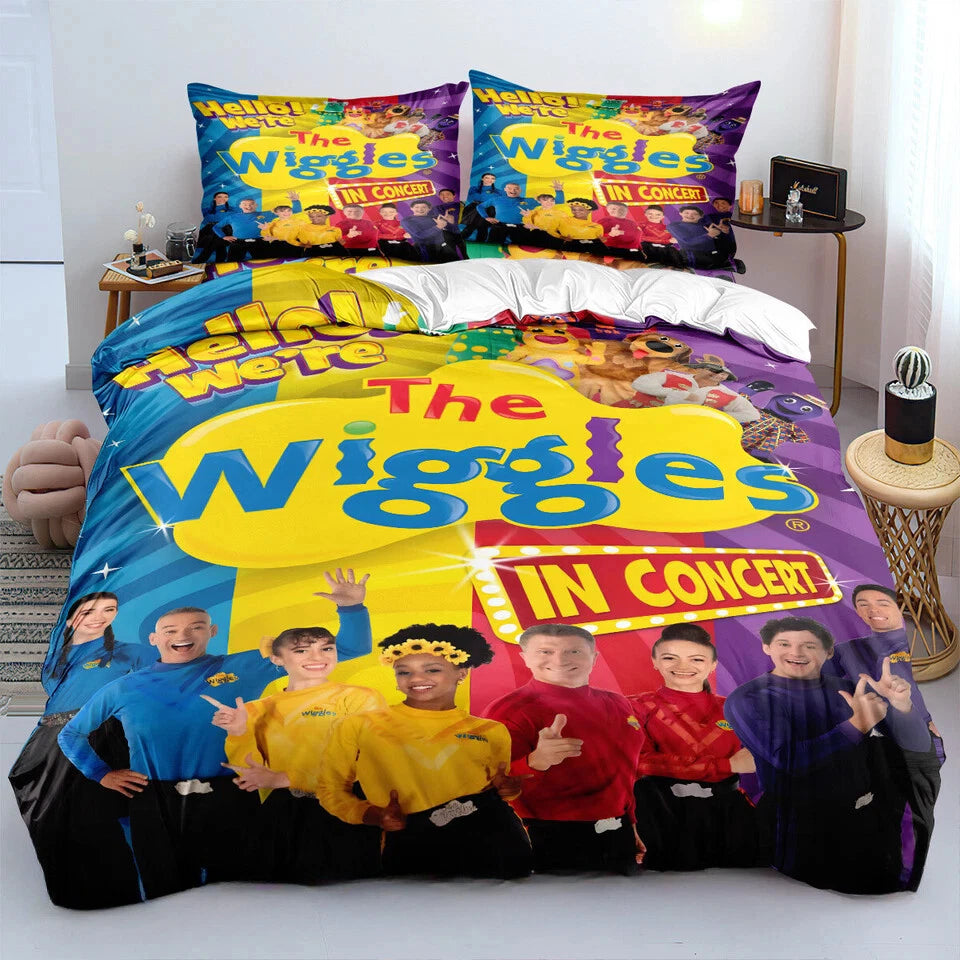 3D The Wiggles doona cover for kids bedroom