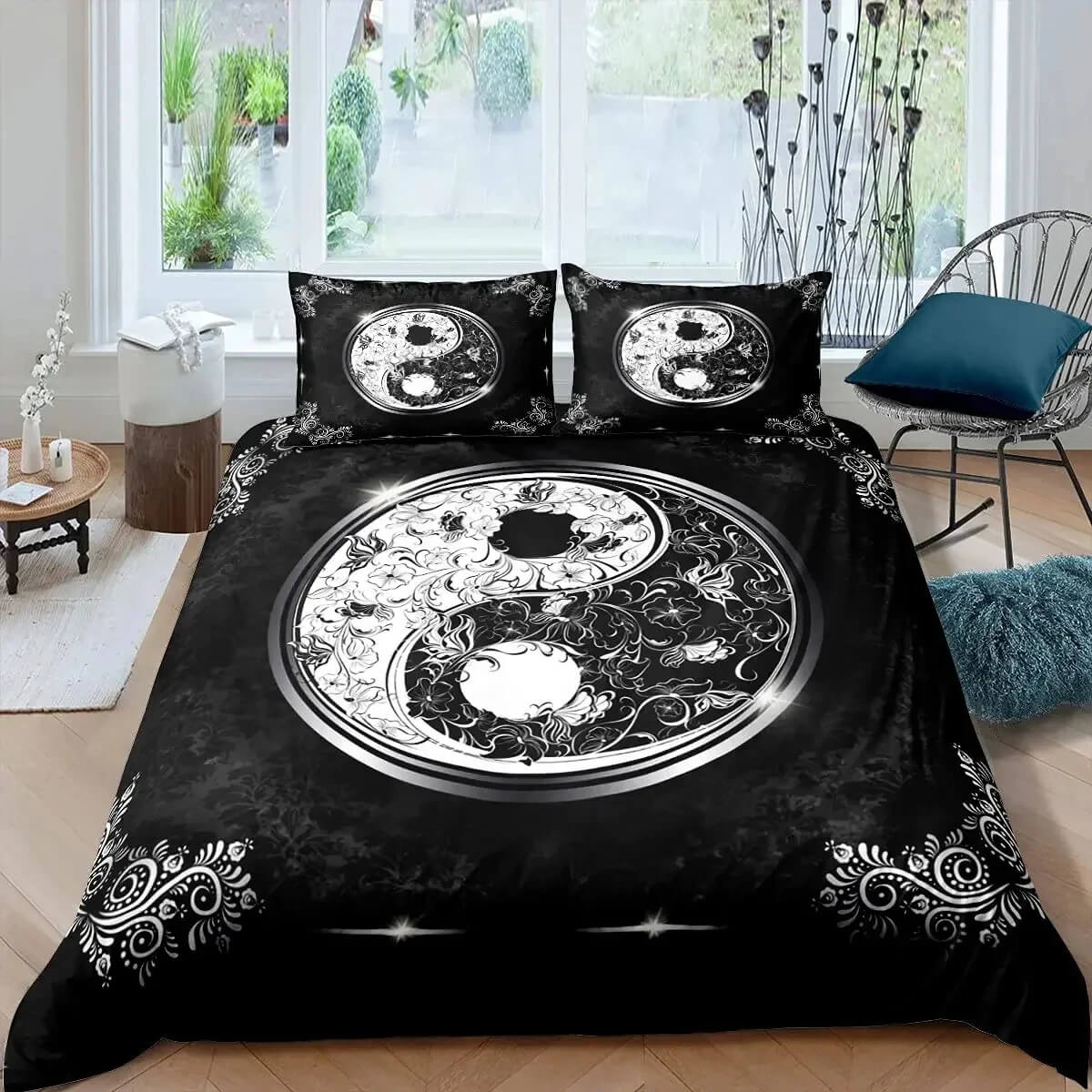 Spiritual Yin Yang Duvet Cover Set