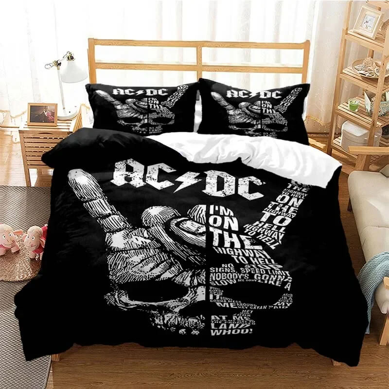 Soft microfiber AC/DC duvet cover