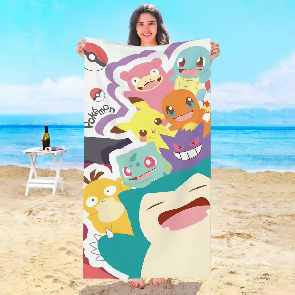 Adult Pokemon towels