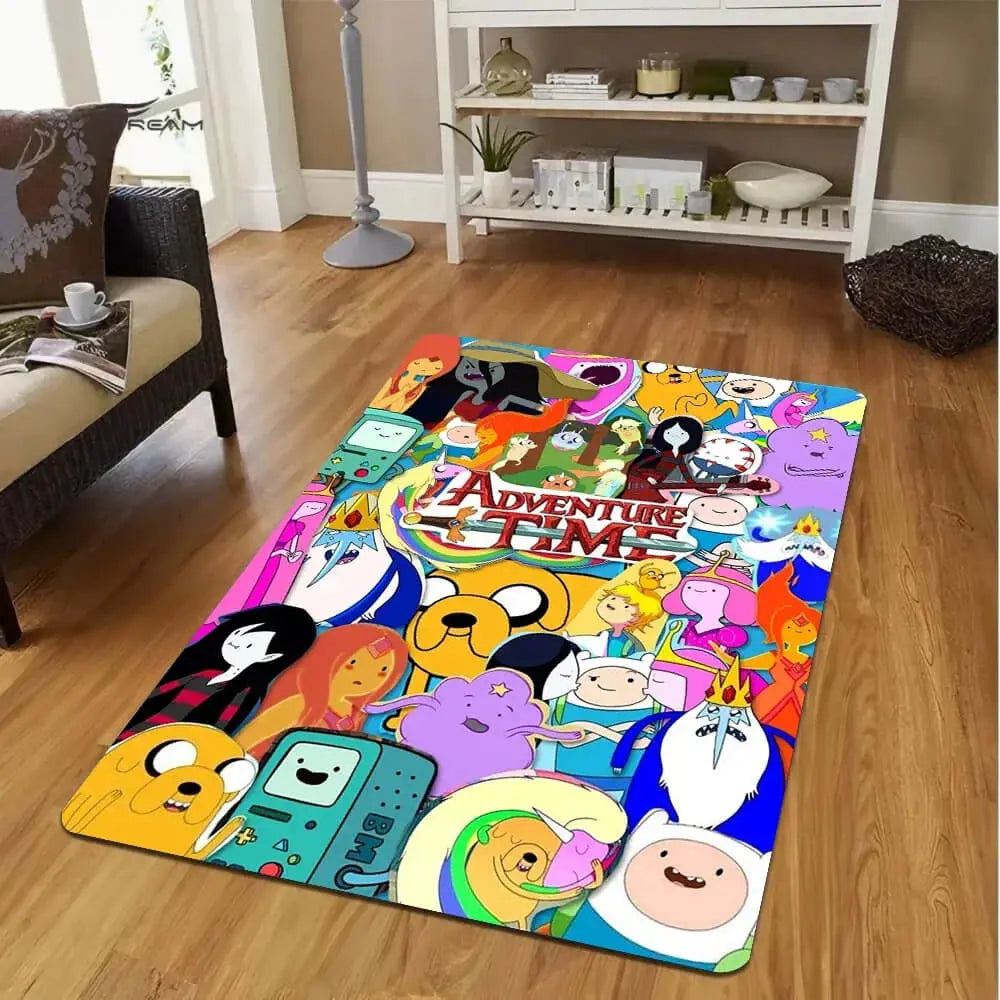 Adventure Time Flame Princess & Huntress wizard Kids Rug Zirconic