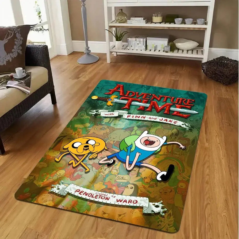 Adventure Time Finn & Jake Kids Carpet Zirconic