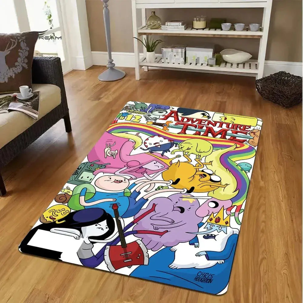 Adventure Time Tree Trucks & Ice King Kids Rug Zirconic