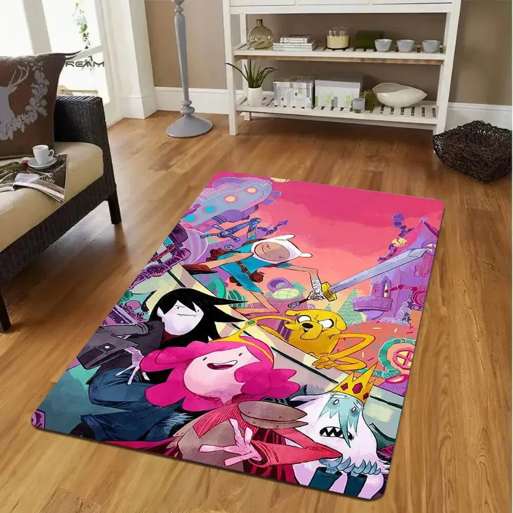 Adventure Time Jake & Princess Bubblegum Kids Rug Zirconic