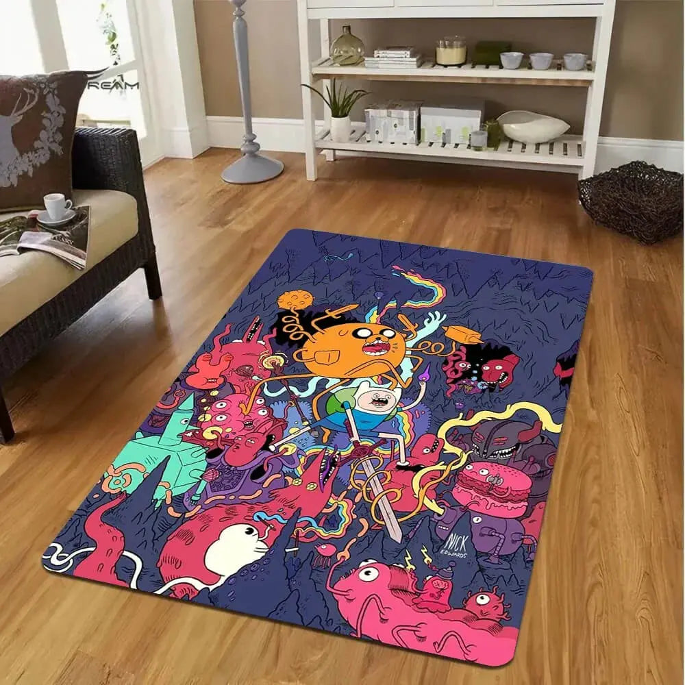 Adventure Time Finn & Jake Kids Rug Zirconic