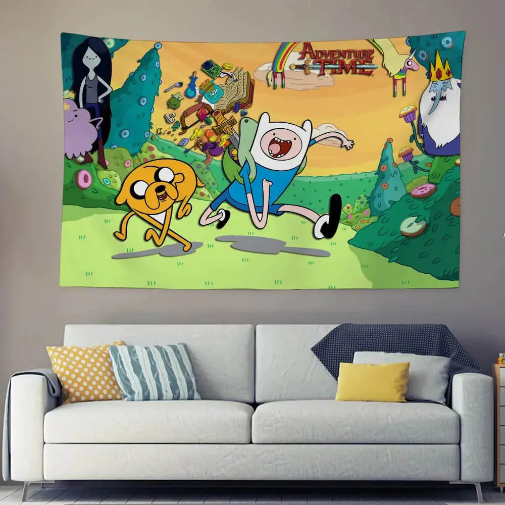 Adventure Time Lumpy Space Princess & Ice King Kids Wall Hanging Zirconic