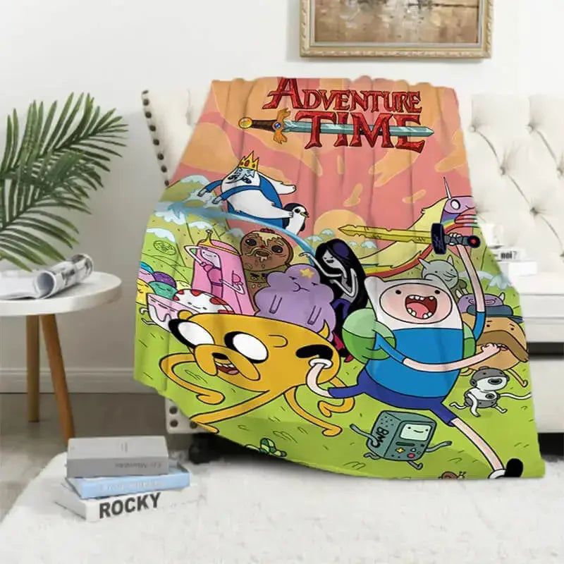 Adventure Time Princess Bubblegum & BMO Kids Throw Blanket Zirconic