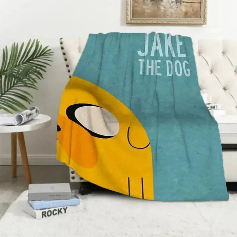 Adventure Time Jake The Dog Kids Throw Blanket Zirconic