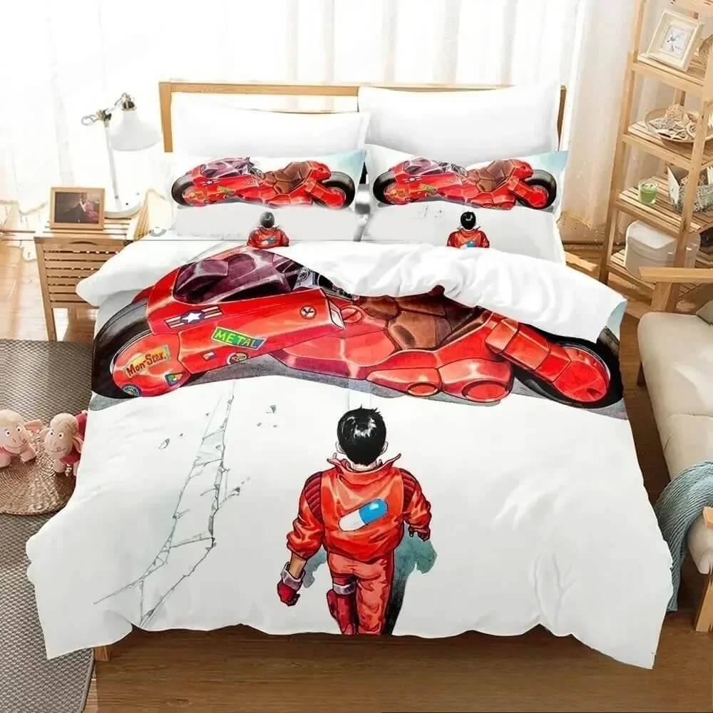 akira bedding aesthetic anime quilt cover