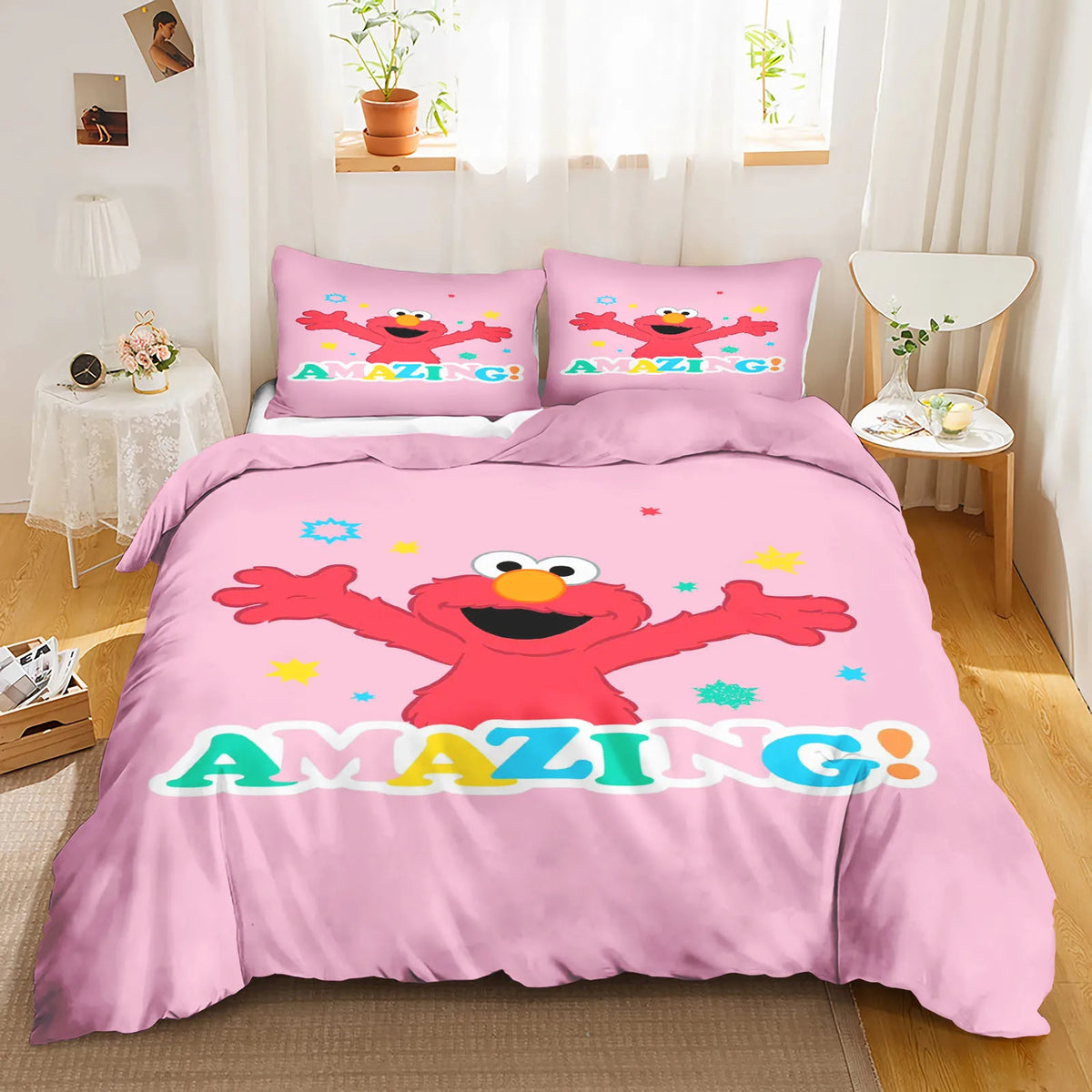 Amazing Elmo bedding set