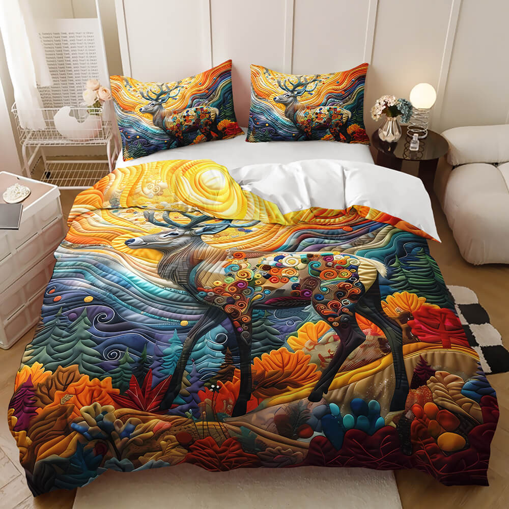 adorable deer elephant dolphin doona cover