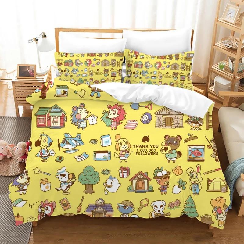 Animal Crossing duvet cover machine washable