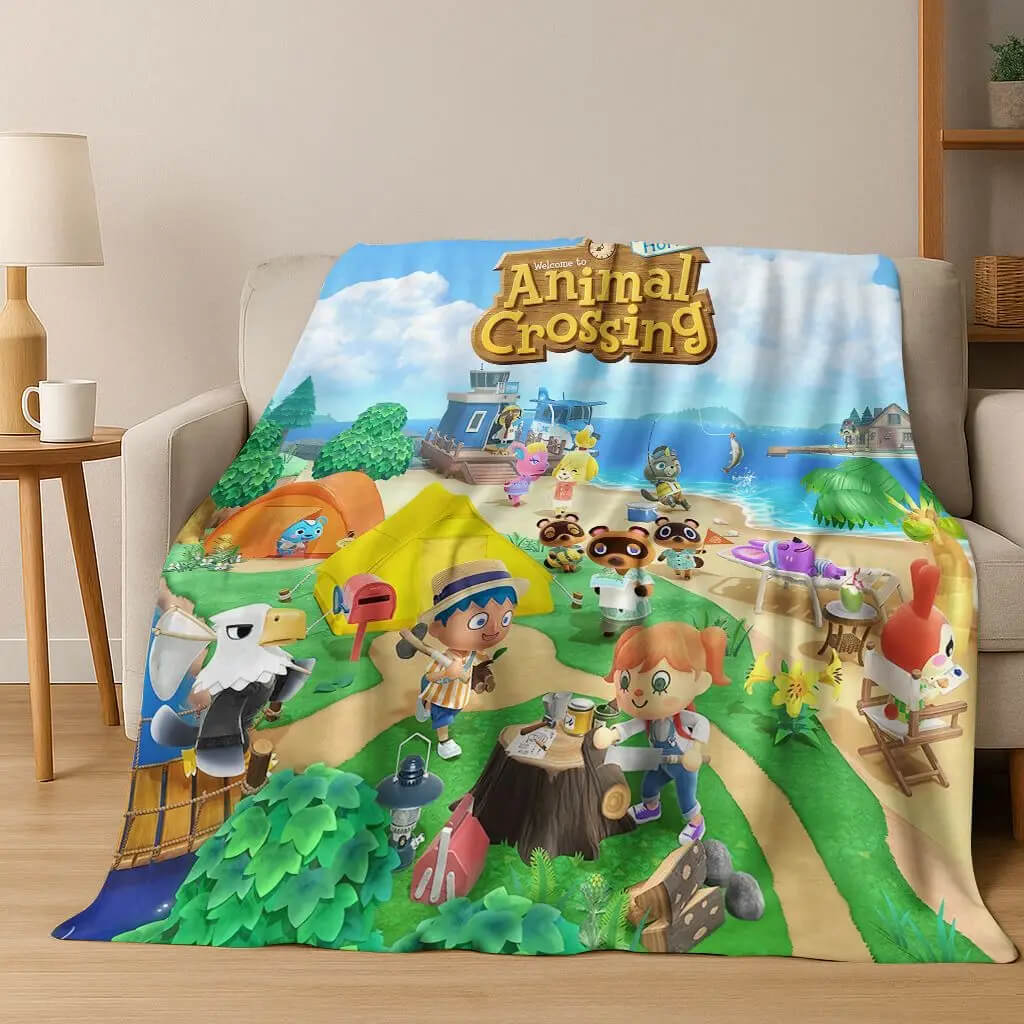 Cute gaming blanket for kids and teens