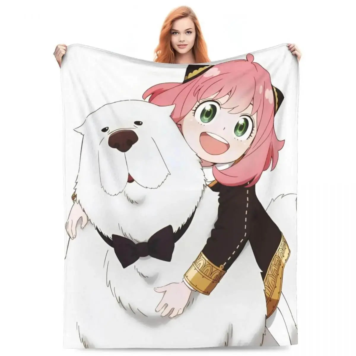Anime Spy X Family Anya Forger Throw Blanket