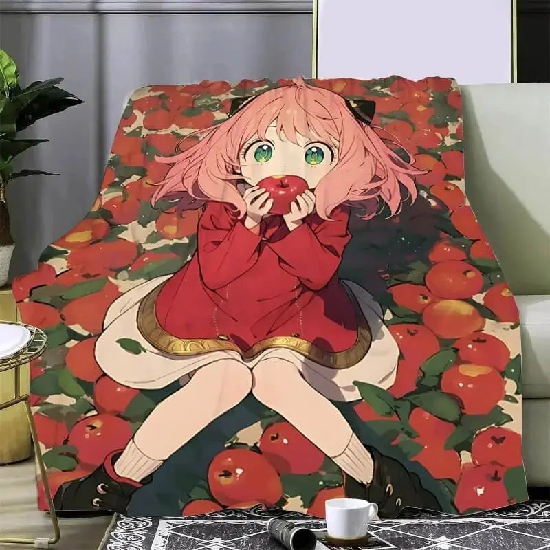 Anime Spy X Family Anya Forger Throw Blanket