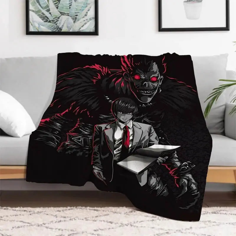 Anime Death Note Light Yagami Throw Blanket