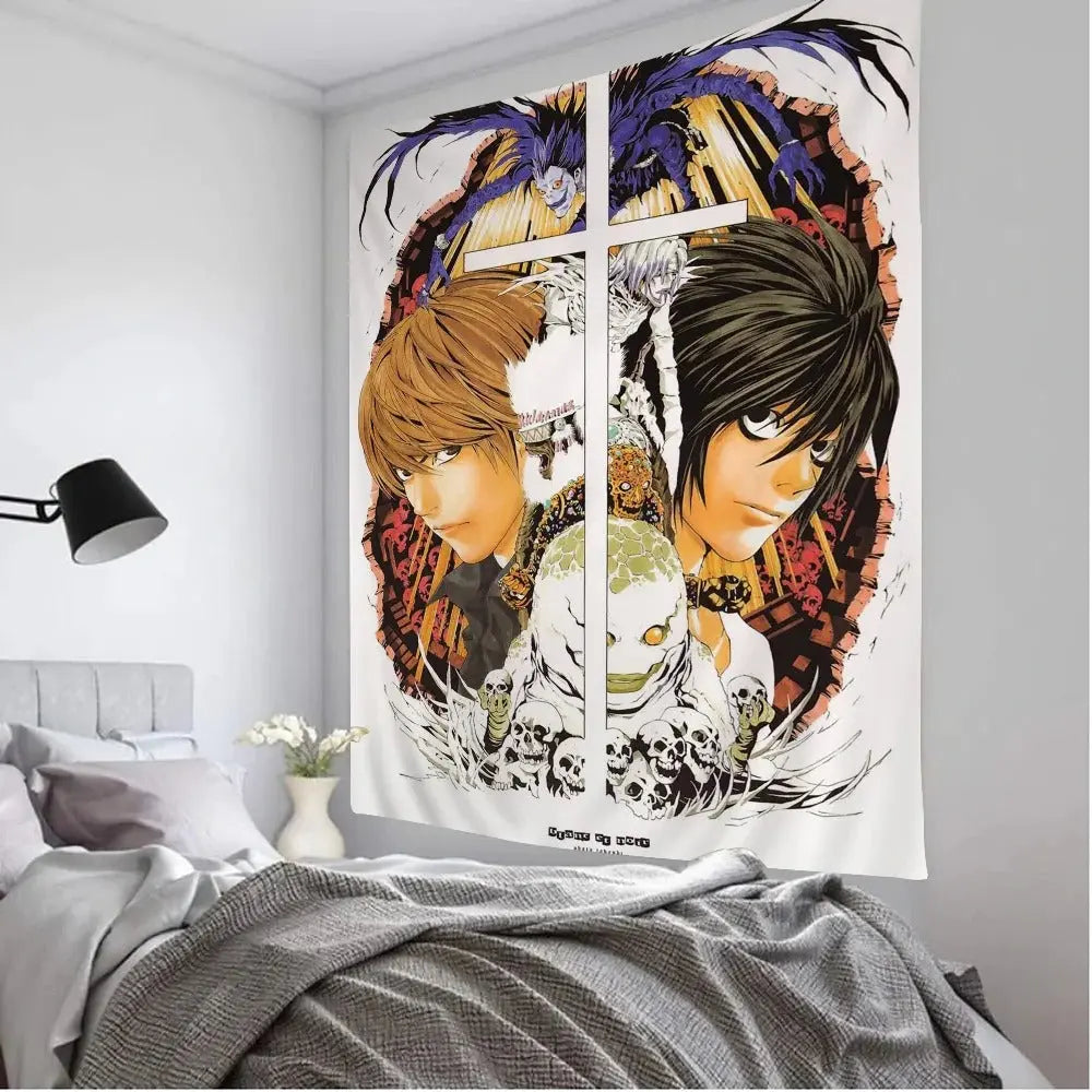 Gothic Anime Art Banner for Bedrooms or Dorms