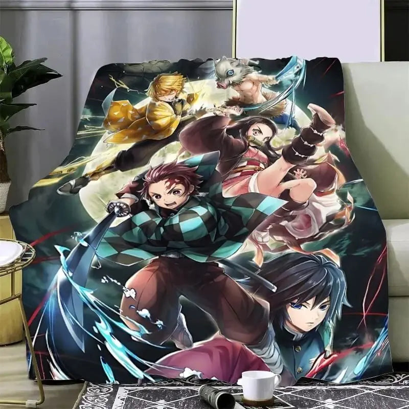 Demon Slayer Throw Blanket