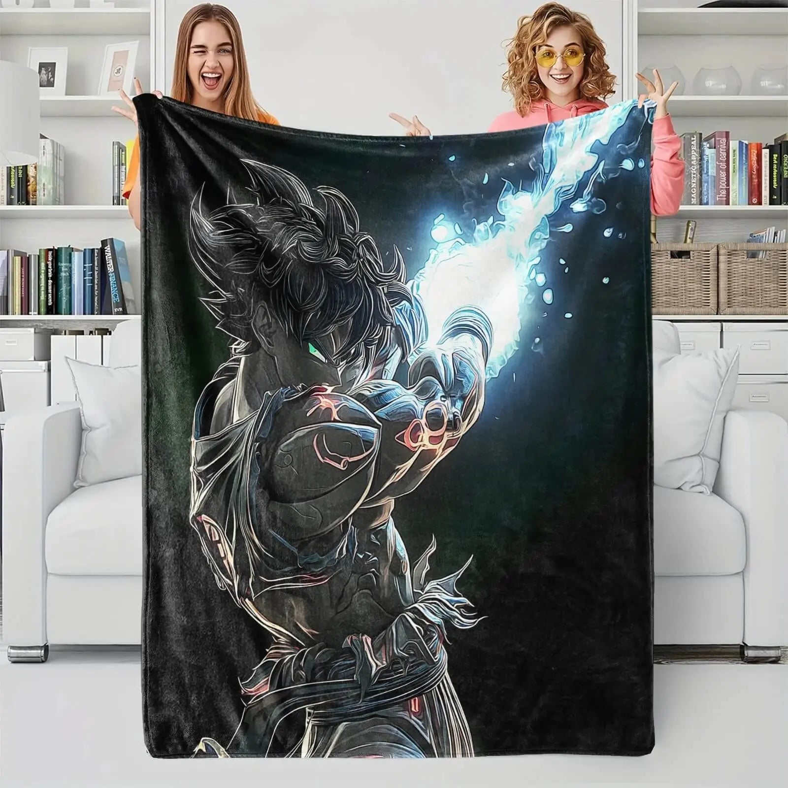 Anime Dragon Ball Z 3D Goku Throw Blanket