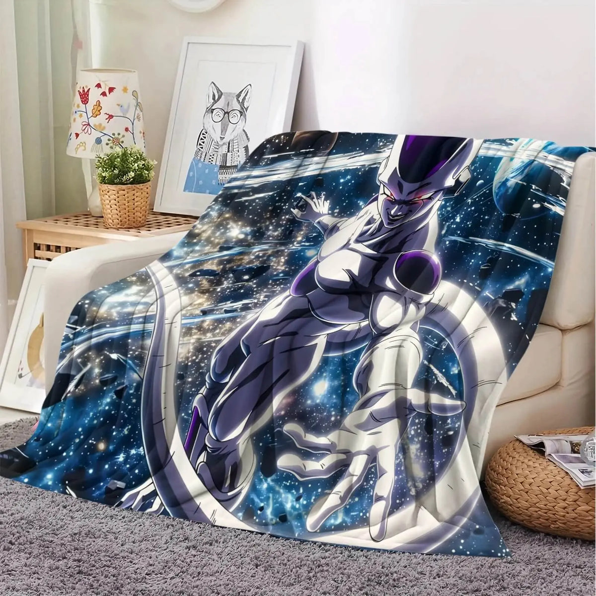 Anime Dragon Ball Z Frieza Throw Blanket