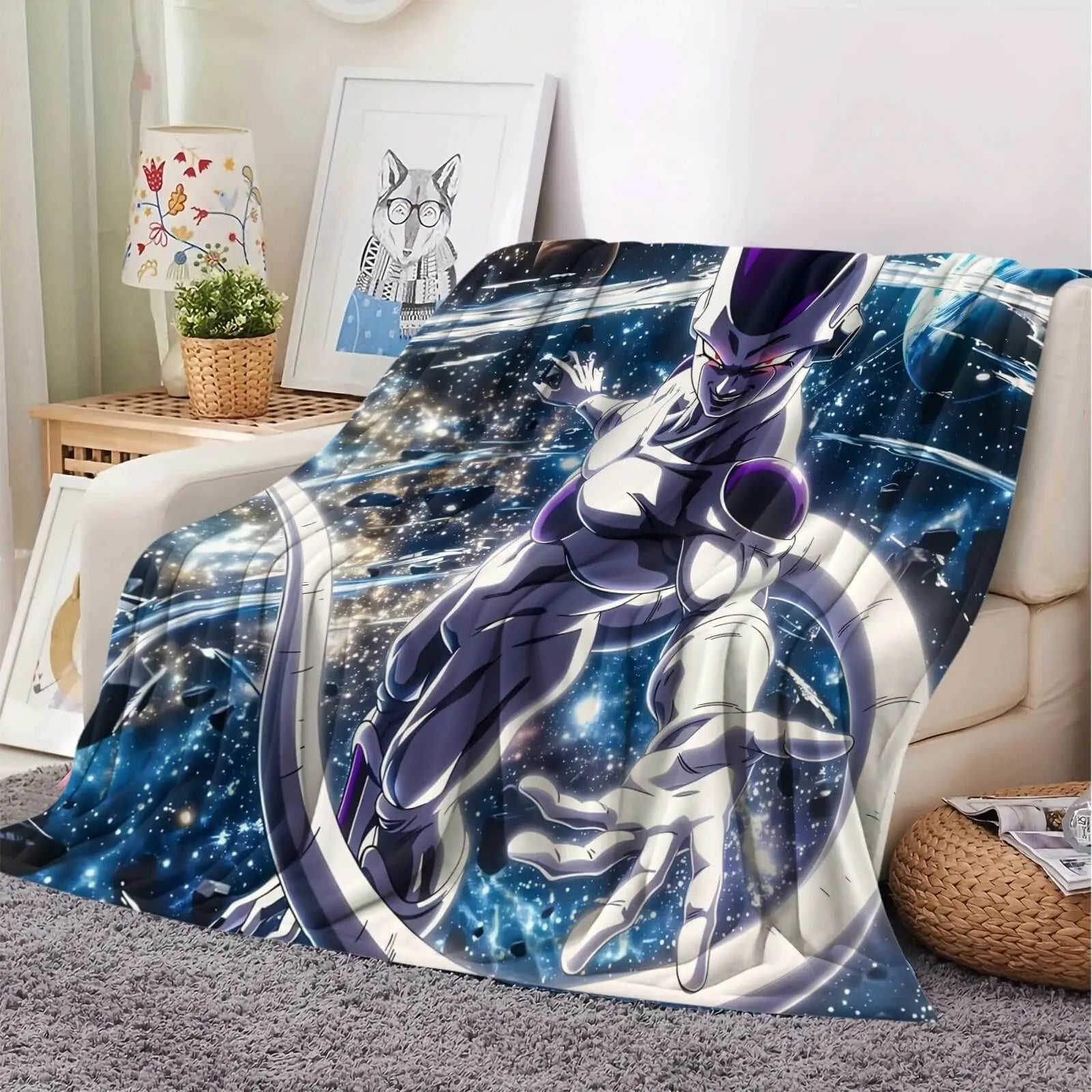 Anime Dragon Ball Z Frieza Throw Blanket