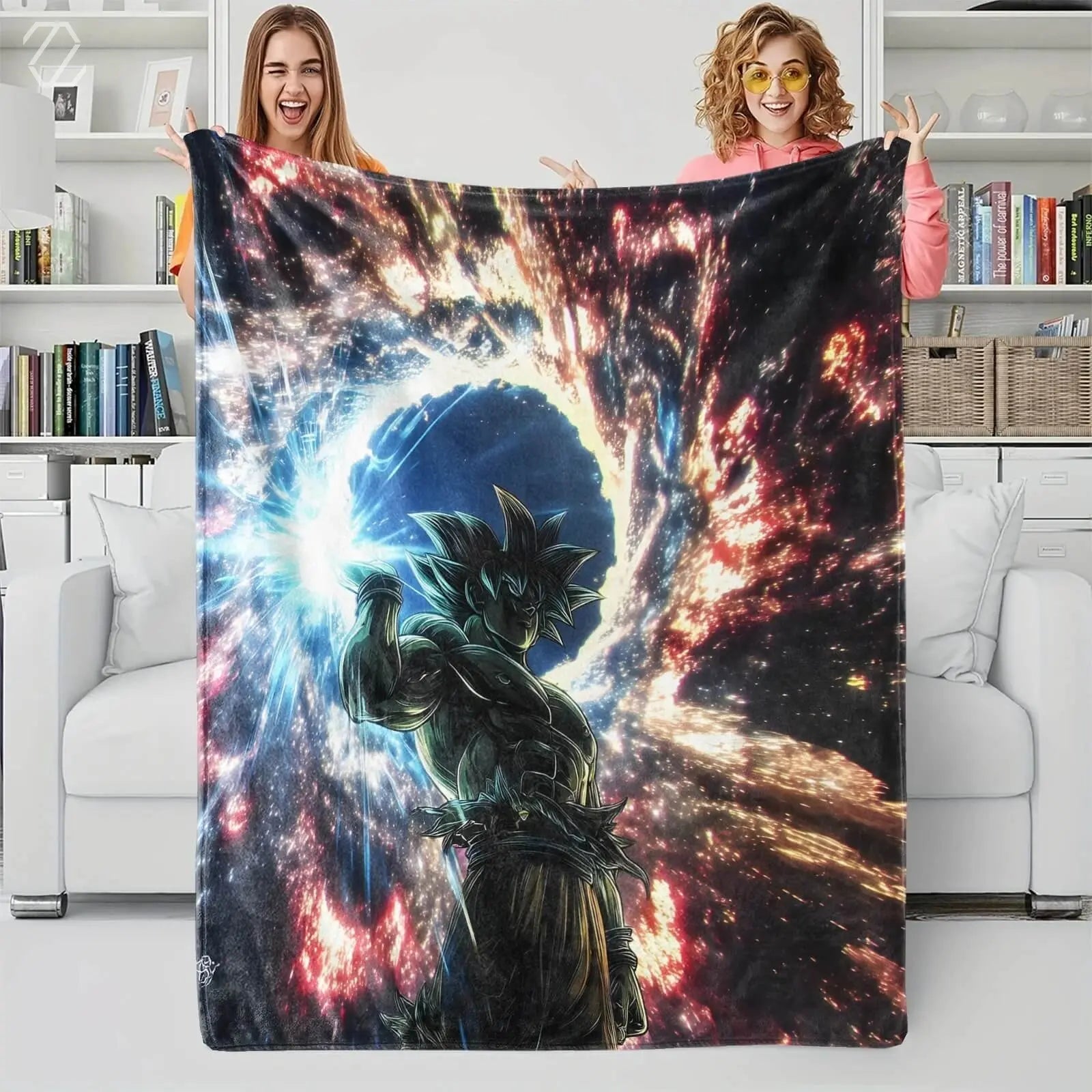 Anime Dragon Ball Z Goku 3D Throw Blanket Zirconic